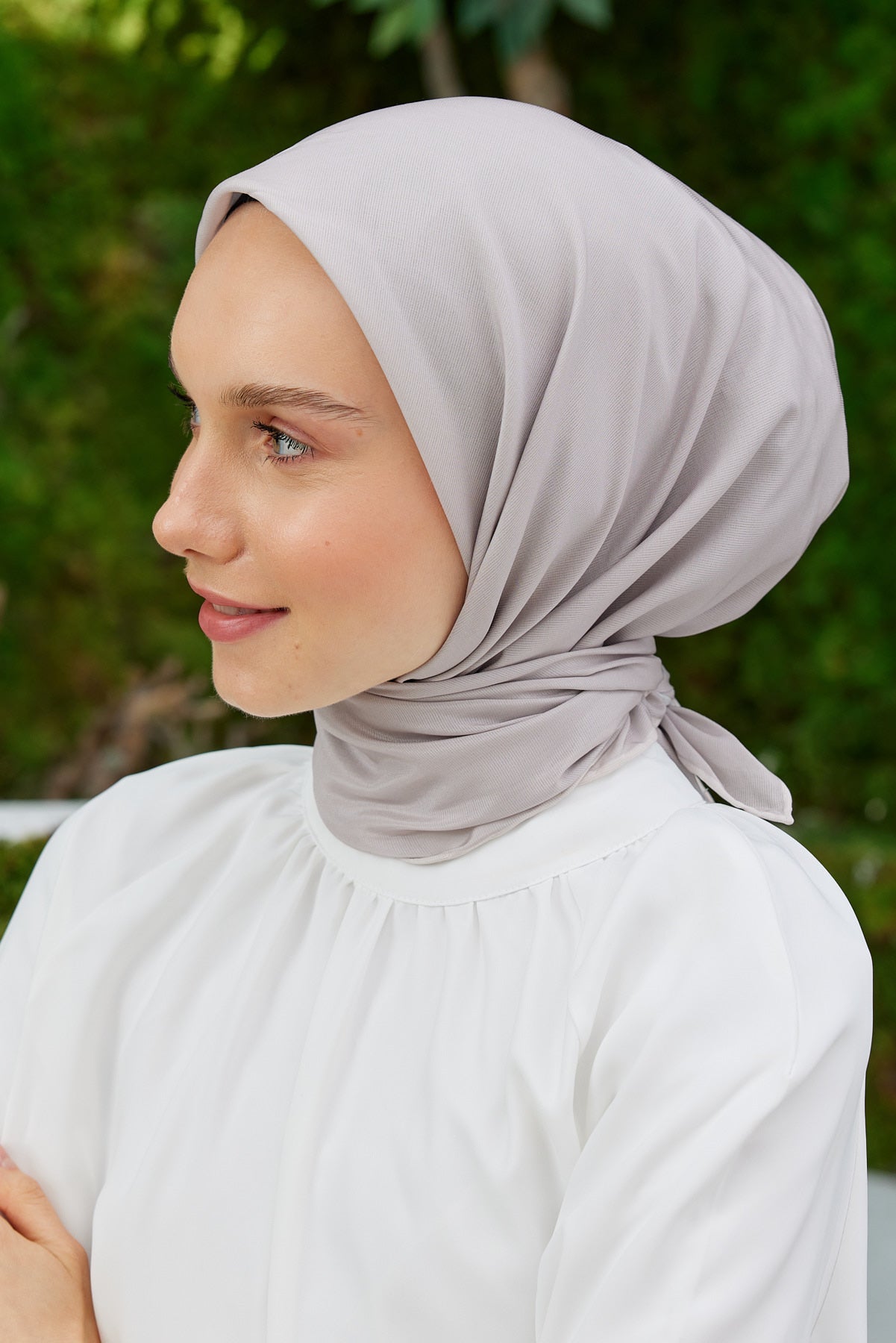 Tesettür Giyim - Pro Line Düz Renk Eşarp - Taş - Emproyal