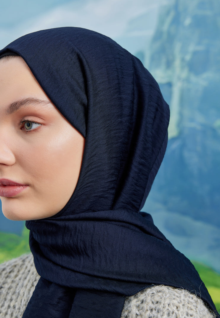 Tesettür Giyim - Carla Şal - Lacivert - Emproyal